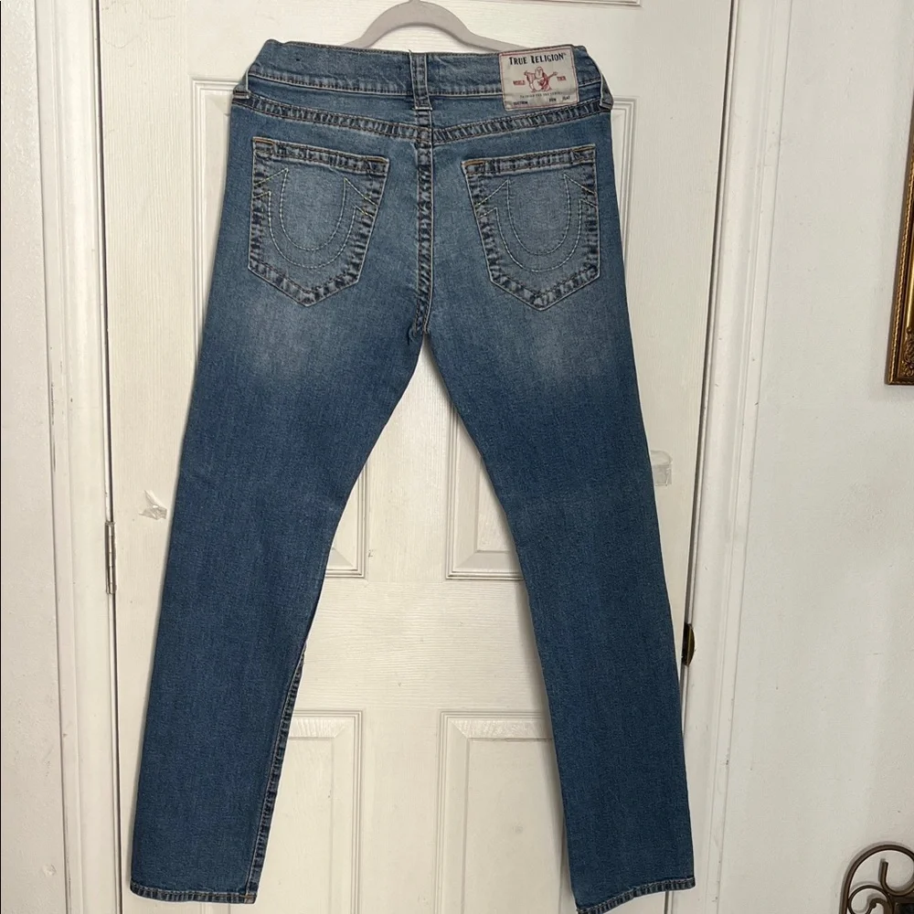 True Religion Men's Blue Relaxed Jeans